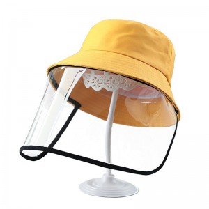 Tuff-Luv Kids Sunhat and Face Shield  - Yellow