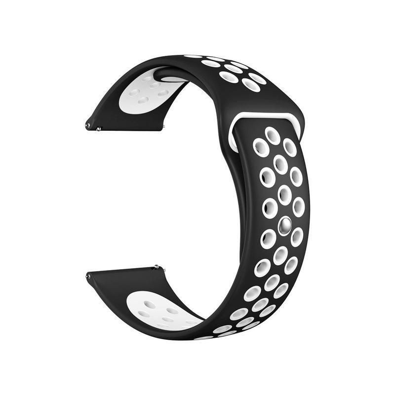 Fitbit Versa Silicone Watch Strap -Black and White
