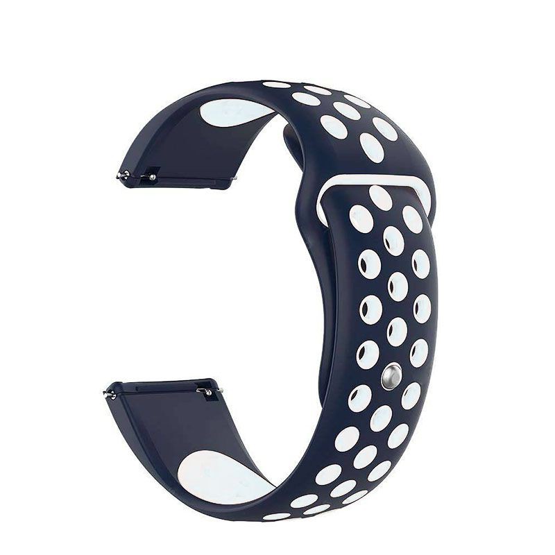 Fitbit Versa Silicone Watch Strap -Blue and White