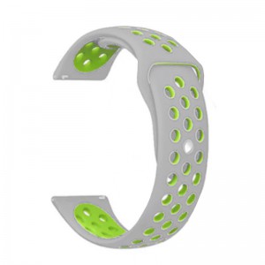 Fitbit Versa Silicone Watch Strap -Grey and Light Green