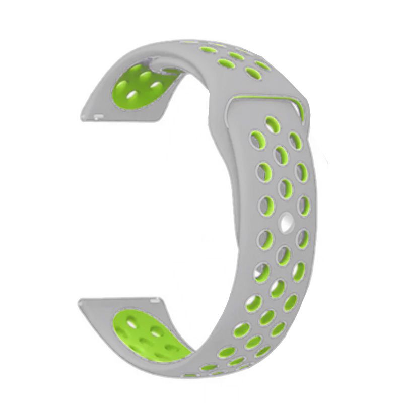 Fitbit Versa Silicone Watch Strap -Grey and Light Green