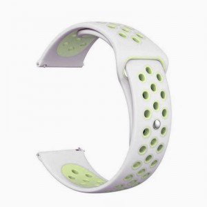 Fitbit Versa Silicone Watch Strap -Grey and Light Green