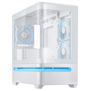 ASUS Prime AP202 ARGB mATX White Chassis