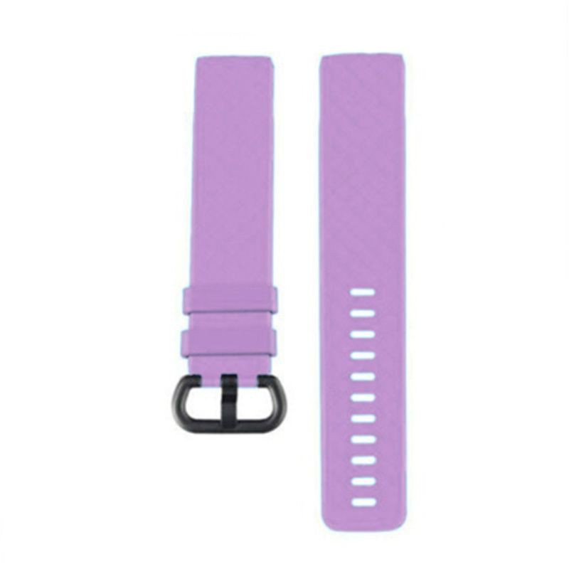 Fitbit Charge 3 Silicone Watch Strap (Large) -Light Purple