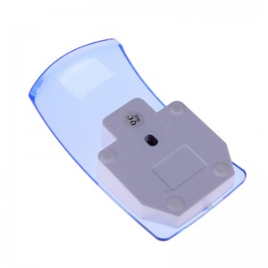 Wireless Transparent LED Mouse 2.4G - Blue