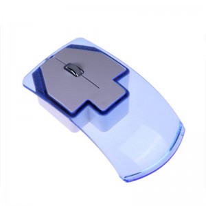 Wireless Transparent LED Mouse 2.4G - Blue