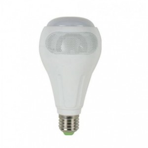 230VAC 12W WiFi and IR Control LED Lamp with BT Speaker 2700-6500K and RGBW