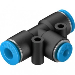 6-4MM PUSH-IN Reducing T-CONNECTOR