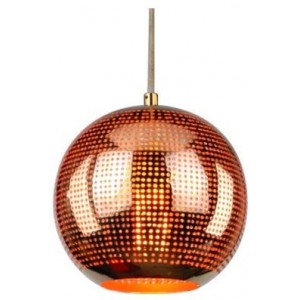 230VAC 60W 1XE27 Pendant Gold 250MM Dia.