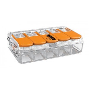 Wago 221 Lever Type 5-Way Splicing Connector 0.14-4mm²