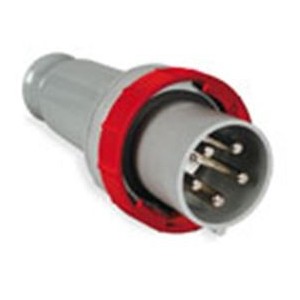 125A 400V 6H 3P+N+E Male Plug IP67