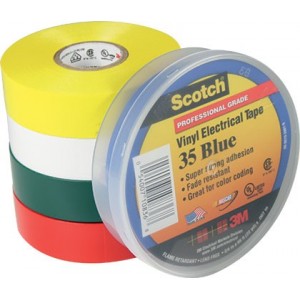 Scotch 35 Red Fade Resistant Tape 0.178mm Thick