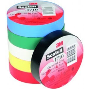 1710 Yellow General Purpose PVC Electrical Tape 0.18mm Thick