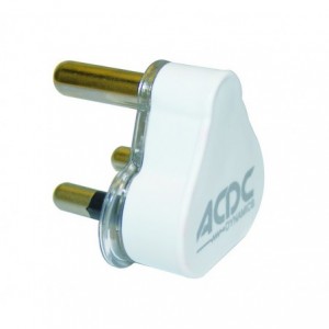15A White Standard Plug Top