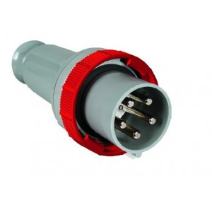 63A 400V 6H 3P+N+E Male Plug IP67