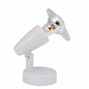 Silver Spot Light Fitting 230VAC 2xE14 R50 25W Max