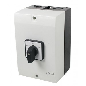 40A 3P Enclosed C/O Switch IP56