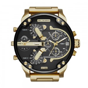 Diesel Men's Mr Daddy 2.0 Stainless Steel Chronograph Quartz Watch - Black/Gold