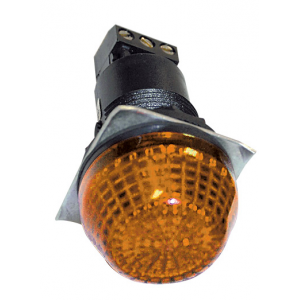 24VAC/DC 30mm AMBER BEACON STEADY/FLASHING IP65