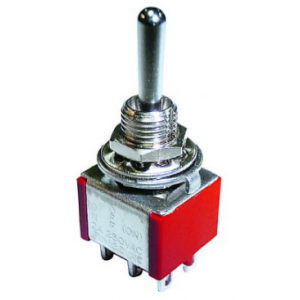 Mini ON-(ON) Solder Tag DPDT 1.5A Switch