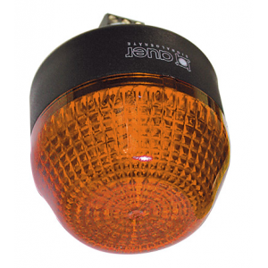 230VAC 65mm AMBER BEACON STEADY/FLASHING IP65