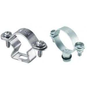 COLLARS AISI 304 S/STEEL FOR FIXING TO TUBE DIAM 60 mm