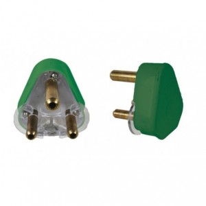 15A Green Standard Plug Top