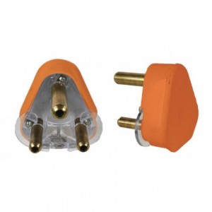 15A Orange Standard Plug Top