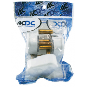 3 X 15A White S.a Plug Top
