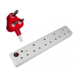 5 x 16A Dedicated Extension with Overload and 400mm Cord