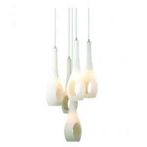230VAC- 5xE14 40W- GLASS PENDANT (Ø380x380x1100)