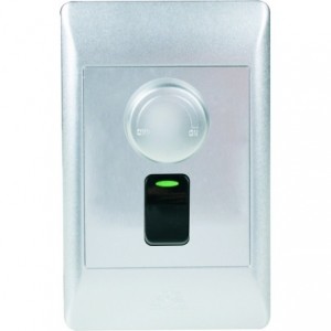 500W Rotary Dimmer ON/OFF With Switch and Silver Cover Plate