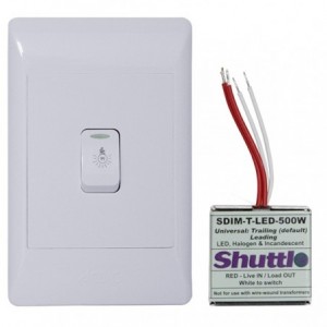 500W Push Button Dimmer ON/OFF C/W Dim Module