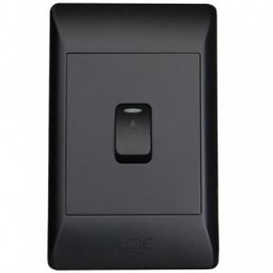 500W Push Button Dimmer ON/OFF with Black Dim Module