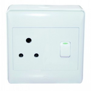 16A Switched Socket Outlet 4x4 with Surface Box
