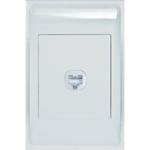 CAT5E Socket Outlet 2x4 with Cover
