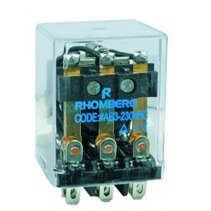 Flat Pin 10A 2 C/O Relay