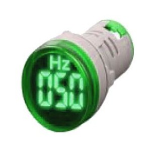 Green LED Frequency Display 50-450VAC 28mm Round Face