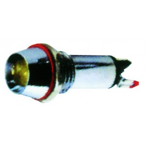 Red 10mm LED Lamp 24VDC