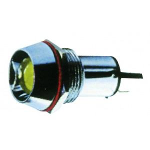 Red LED Lamp - 16MM 110VAC