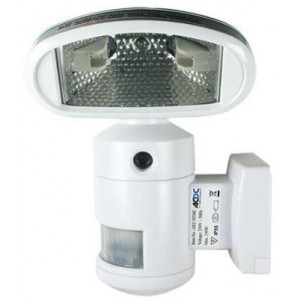 Motorised CFL Floodlight with PIR and Camera