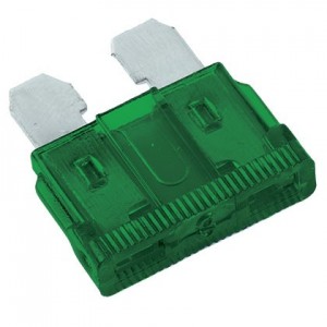 2A Automotive Fuse Dark Green - 5 Pack