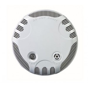 100-240VAC or 9VDC Photoelectric Smoke Detector