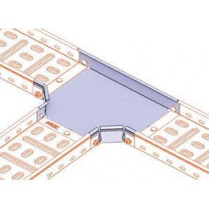 Horz T Junction 100mm x 50mm x 50mm Galv Mild Steel