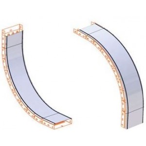 UP/DOWN Curve 100mm(W) x 50mm(H) x 50mm(B) Galvanised