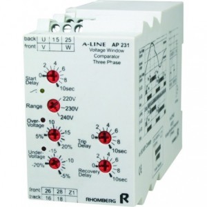 525VAC DP Voltage Window Comparator 3-PH