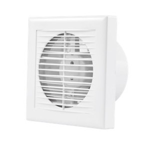230VAC Axle Vent Fan 100mm Duct 158x158mm with Auto Shutter