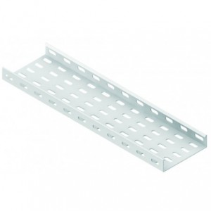 Perforated Cable Tray 40mm H x 200mm W x 1mm Thic 3m Galv