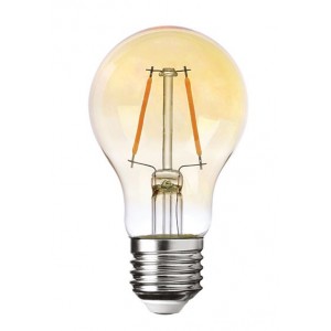 230VAC 2W A60 Long LED Lamp Dimmable E27 2200K