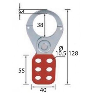 Steel Hasp Lockout 38MM (1.5")